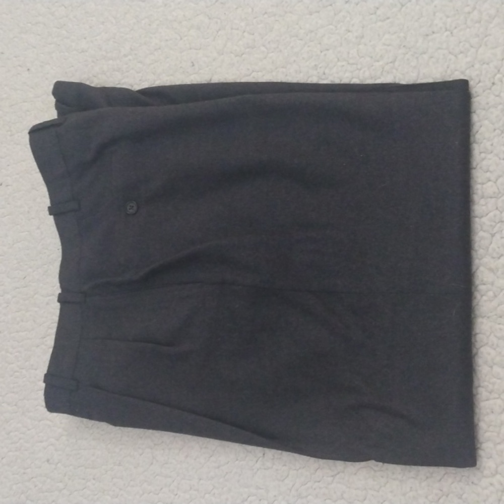 Corbin Gray Flannel Wool Dress Pants  37 - 26.75
